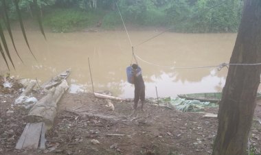 Tak Ada Jembatan, Warga di Desa Ini Kesulitan Keluarkan Hasil Kebun