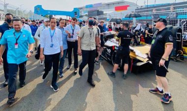 Heboh, Kabar Pemerintah Tak Dukung Formula E, Jokowi: Saya juga Turun untuk Melihat Persiapan....