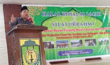 Hadiri Halal Bihalal IKBDPS, Bupati Bungo Ingatkan Orang Tua Jaga Anak dari Game Online