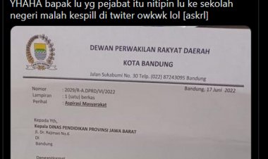 HEBOH! Postingan Foto Surat Anggota DPRD Kota Bandung 'Titip' Siswa ke Disdik Jabar