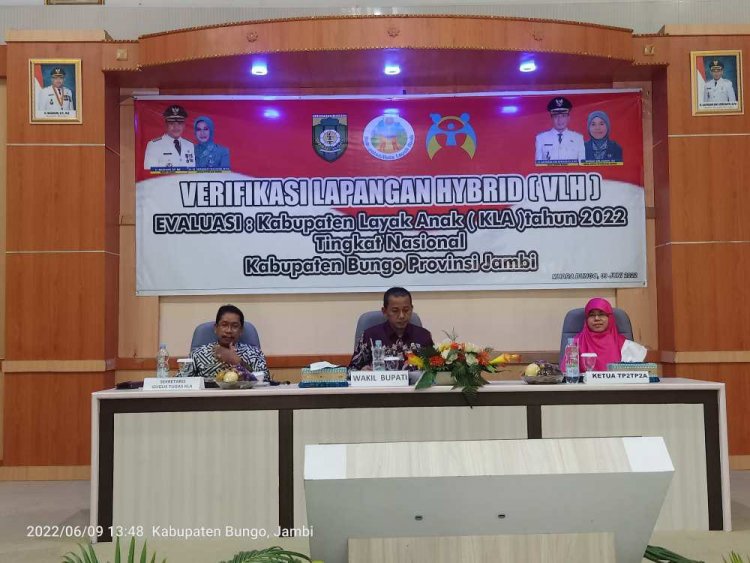 Wabup Apri Dampingi Tim Verifikasi Kota Layak Anak Kemen PPPA: Semoga Semangat Stakeholder Saling Menguatkan