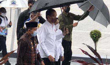 Al Haris Dampingi Kunker Jokowi : Membawa Dampak Positif untuk Pembangunan di Jambi