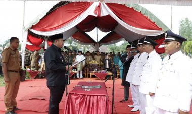 Bupati Bungo Mashuri Lantik 4 Rio se-Kecamatan Pelepat Ilir Terpilih