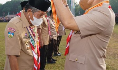 Wagub Sani: Penghargaan Ini Motivasi Bagi Pramuka Jambi