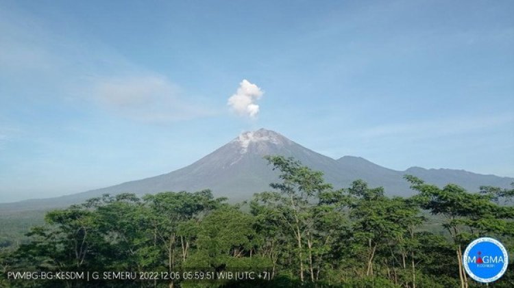 Gunung Semeru Erupsi Lagi, Muntahkan Abu 400 Meter