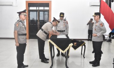SAH! Kapolda Pimpinan Sertijab 4 Kapolres di Jambi