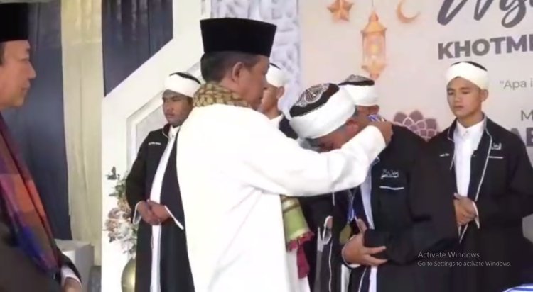 Wagub Abdullah Sani Hadiri Wisuda Tahfidz Quran di Ponpes Sirojul Mukhlasin Alfauzen
