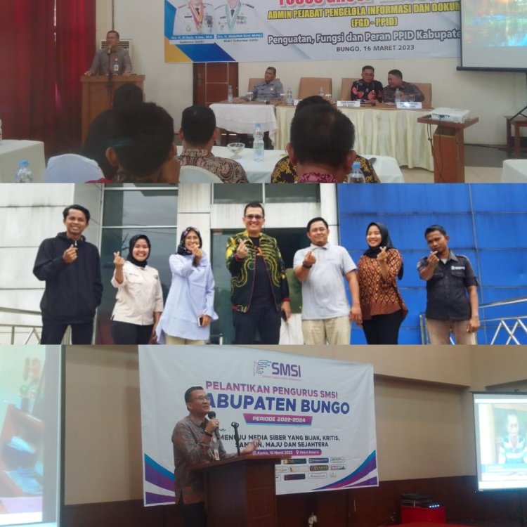 Kadis Kominfo Provinsi Jambi Ariansyah Hadiri Sejumlah Kegiatan di Kabupaten Bungo