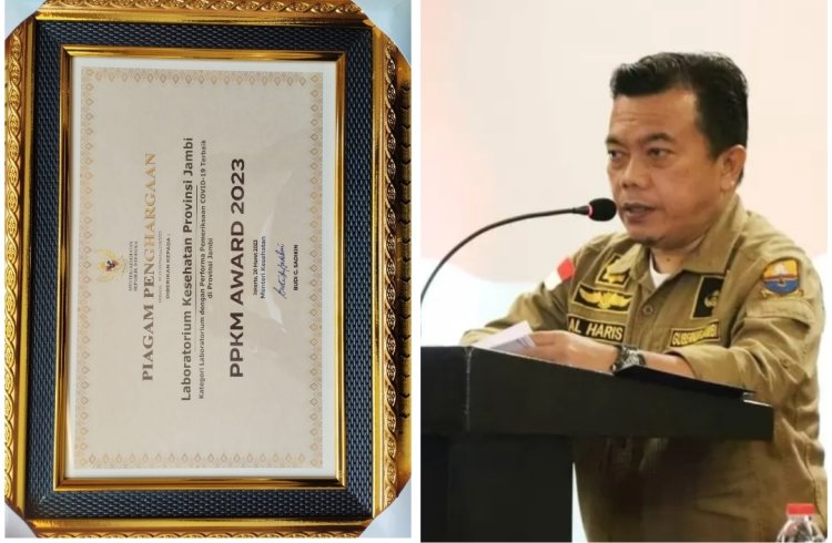 Gubernur Al Haris Apresiasi Kinerja UPT Labkesda Provinsi Jambi Atas Penghargaan PPKM Award