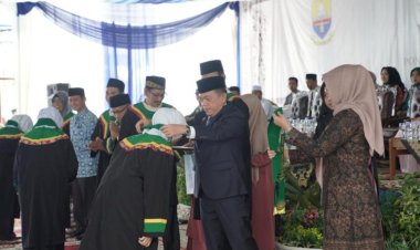 Al Haris di Wisuda Santri Ponpes PKP Al Hidayah Jambi; Alhamdulilah Banyak Kemajuan