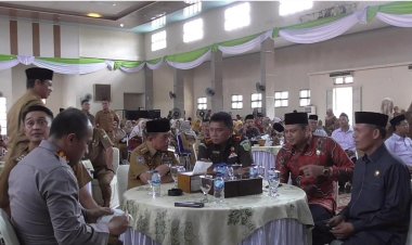 Unsur Pimpinan Dewan Hadiri Halal Bihalal Pemkab Muaro Jambi