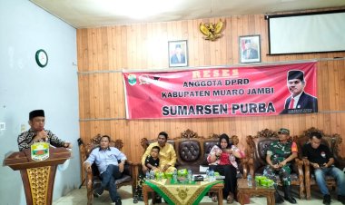 Reses di Mendalo Darat Jaluko, Sumarsen Purba Serap Aspirasi Konstituen