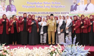 Gubernur Al Haris Kukuhkan 80 Bidan Delima Provinsi Jambi