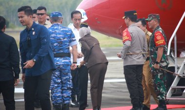 Pangdam II Sriwijaya Pimpin Pengamanan Kunjungan Kerja Presiden RI Jokowi