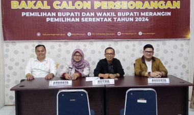 Pendaftaran Calon Bupati Merangin Jalur Perseorangan Ditutup, Ketua KPU : Tidak Ada yang Minat