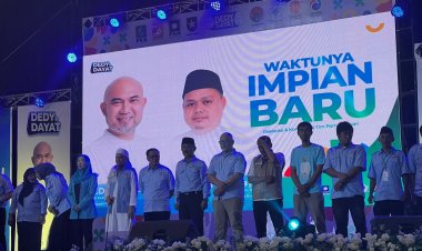 Dedy-Dayat Resmi Deklarasi dan Daftar di KPU, Siap Wujudkan Bungo BARU