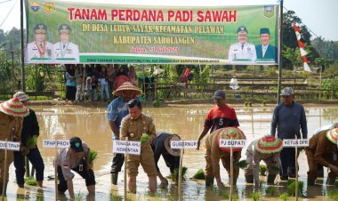 Gubernur Al Haris: Menanam Padi Aksi Nyata Perkuat Ketahanan Pangan