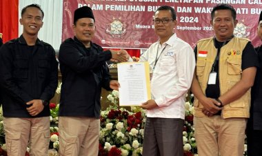 SAH! KPU Resmi Tetapkan Jumiwan Aguza-Maidani Sebagai Calon Bupati dan Wakil Bupati Bungo