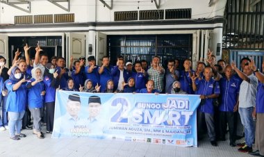 Konsolidasi Partai Demokrat, Bujang Pardinan: Kader Hingga Dusun Wajib Menangkan Jumiwan - Maidani!