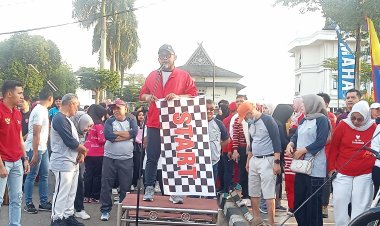 Lepas Jalan Santai HUT Kemerdekaan, Sekda Minta Seluruh Komponen Turut Membangun Bangsa