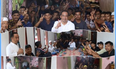 MANTAP!! Warga Belukar Panjang Kompak Dukung Jumiwan Aguza-Maidani