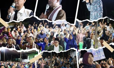 Giliran Masyarakat Bungo Taman Agung Kompak Dukung Pasangan Jumiwan Aguza - Maidani