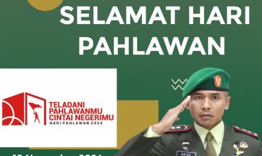 Komandan Kodim Ucapkan Selamat Hari Pahlawan 2024