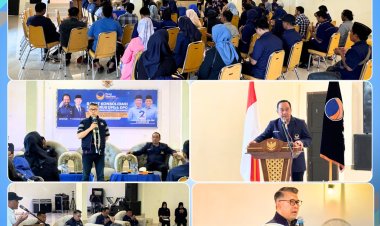 Rapat Konsolidasi, Syarif Fasha Ajak Kader Nasdem Menangkan Jumiwan Aguza - Maidani