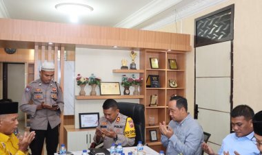 Paslon Jumiwan Aguza dan Maidani Hadiri Doa Bersama Digelar Polres Bungo
