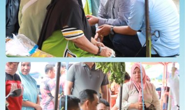 Pasangan JADI Akhiri Masa Kampanye Dengan Blusukan ke Pasar Bungur