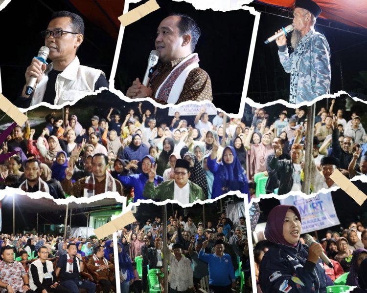 Giliran Masyarakat Bungo Taman Agung Kompak Dukung Pasangan Jumiwan Aguza - Maidani