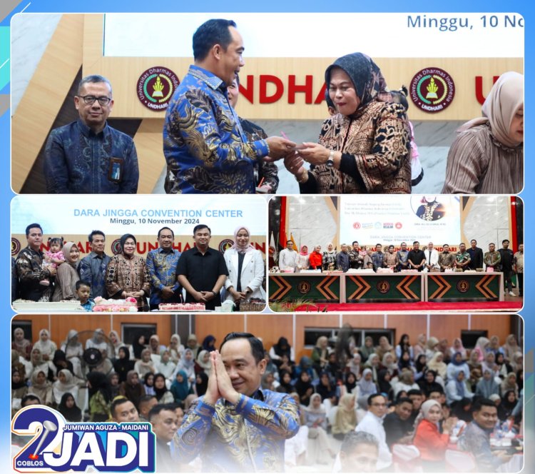 Hadiri Undangan Ulang Tahun, Dra Hj Elviana Doakan Jumiwan Aguza