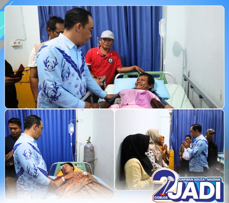 Jenguk Korban Bentrok, Jumiwan Aguza Sampaikan Permohonan Maaf