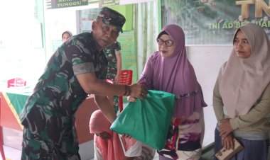 Kodim 0416/Bute Gelar Bakti Sosial: Donor Darah, Pengobatan Gratis, dan Pembagian Sembako