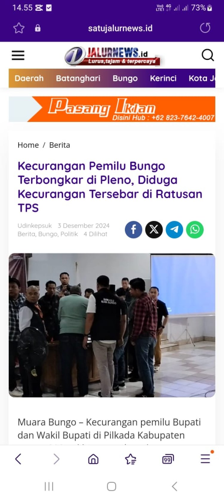 Tim Dedy - Dayat Kembali Tebar Hoaks Kecurangan Pemilu