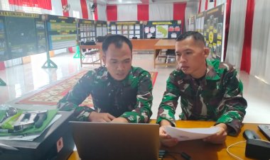 TMMD Ke-123: Posko Utama Beroperasi di Aula Kantor Desa Teluk Kuali