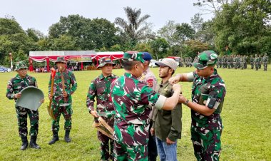 TMMD Ke-123 Resmi Ditutup, Danrem 042/Gapu Sampaikan Pesan Pangdam II/Sriwijaya