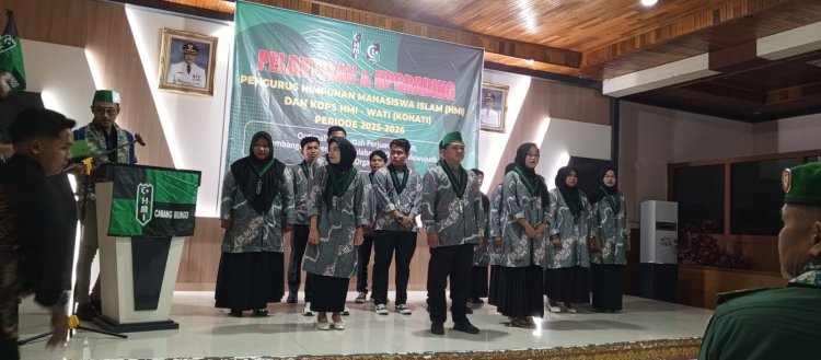 PB HMI Lantik Pengurus Cabang Bungo Periode 2025-2026