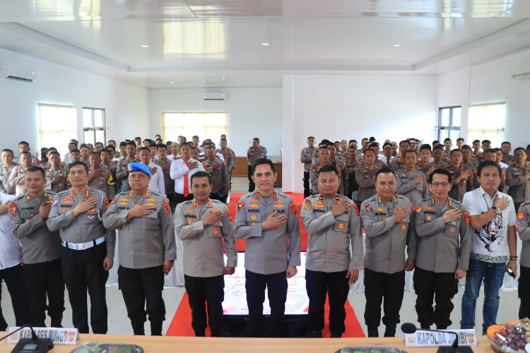 Kapolda Jambi Apresiasi Program Digital Bungo Prestasi, Tekankan Berantas Narkoba