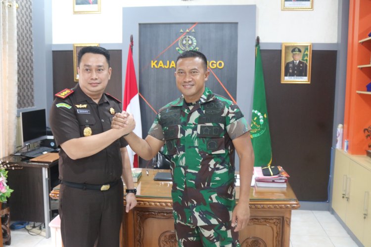 Implementasi Visi "BUTE PASTI" Dandim Pungky Kunjungi Kejari Bungo