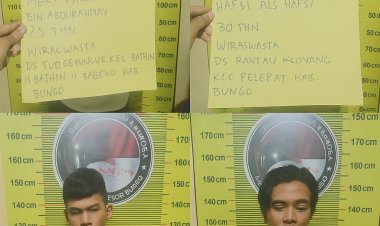 Empat Pria Diamankan Satresnarkoba Polres Bungo Terkait Dugaan Kepemilikan Ekstasi