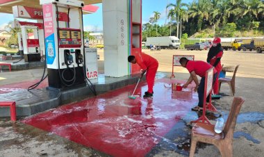 Kapolres Bungo Gandeng Komunitas Ciptakan Antrian Tertib di SPBU