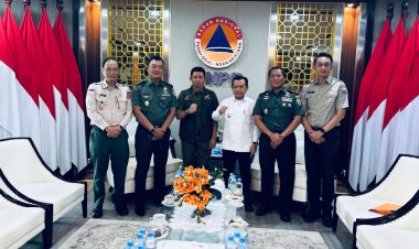 Gubernur Al Haris Bersama Danrem 042 Gapu Temui Kepala BNPB Pusat, Bahas Karhutla dan Bencana Alam di Provinsi Jambi