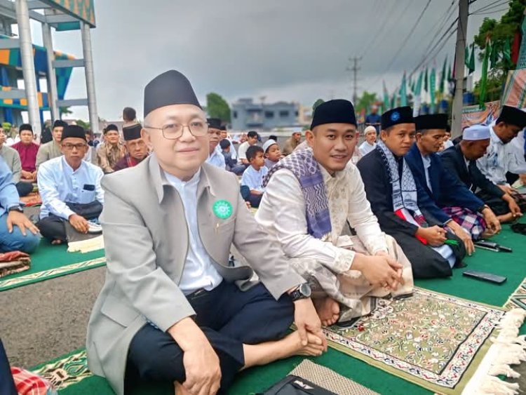 Muhammadiyah Gelar Sholat Idul Adha 1446 H di Lapangan TOM, Walikota Lubuklinggau Hadir