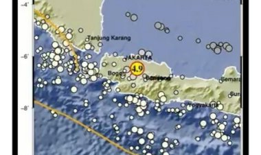 Gempa Magnitudo 4,9 Guncang Bekasi, Terasa hingga Jakarta