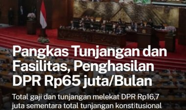 DPR RI Resmi Pangkas Tunjangan dan Fasilitas, Take Home Pay Turun Jadi Rp65,5 Juta per Bulan
