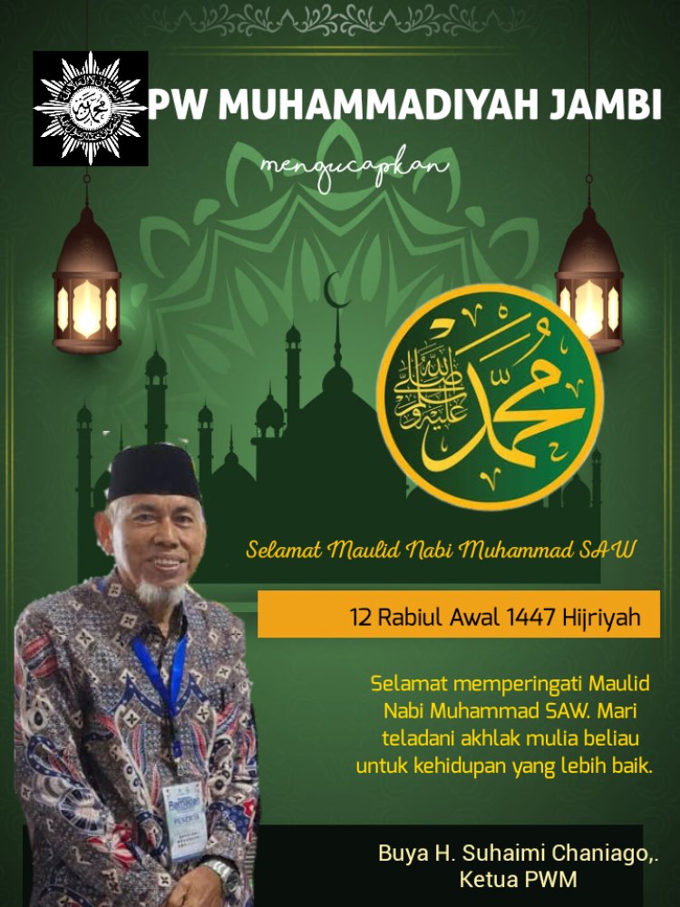 Ketua PW Muhammadiyah Jambi: Menjaga Jambi, Menjaga Rumah Kita Bersama