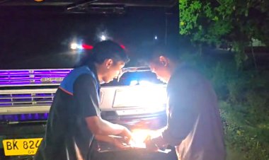 Kapolres Bungo Kawal Langsung Alat Berat di Malam Hari, Pastikan Tak Digunakan untuk PETI