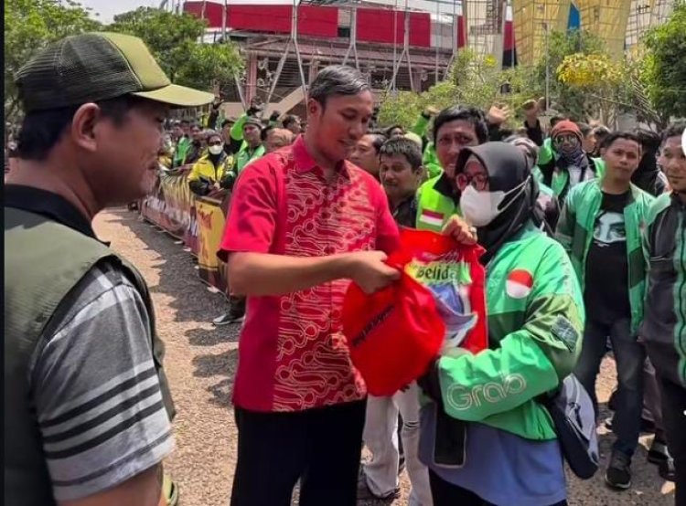 Edi Purwanto Temui Komunitas Ojol Jambi, Dukung Aspirasi Potongan Aplikasi Maksimal 10 Persen
