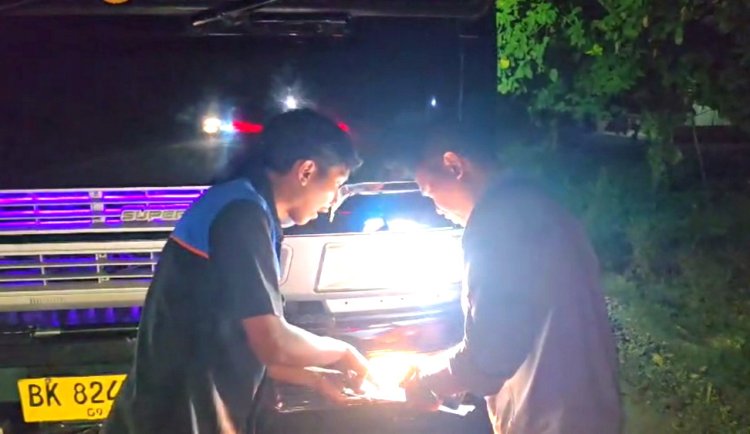 Kapolres Bungo Kawal Langsung Alat Berat di Malam Hari, Pastikan Tak Digunakan untuk PETI